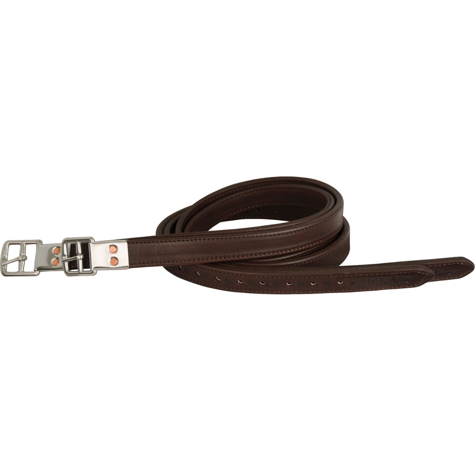 M. Toulouse Double Leather Stirrup Leathers - 3/4” X 54” Chocolate