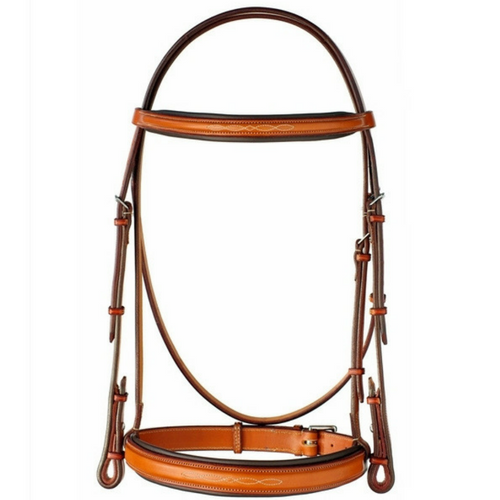 Edgewood Wide Raised & Padded Fancy Stitch Bridle