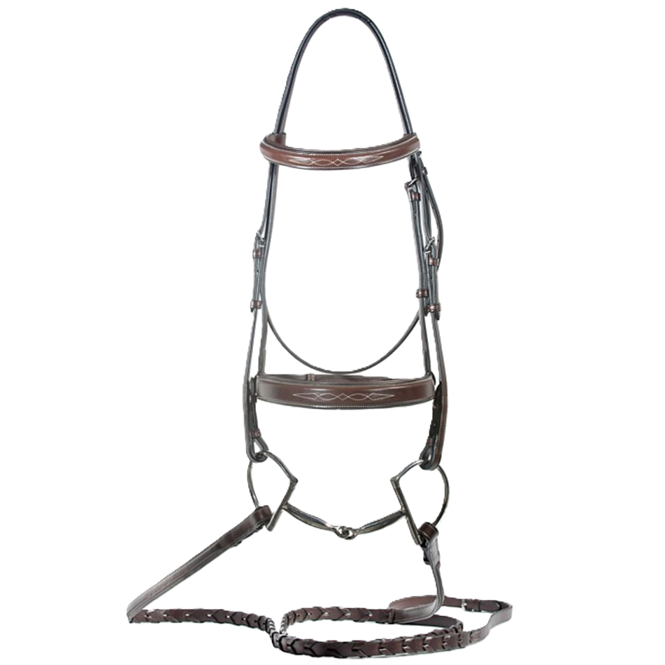 Nunn Finer Caterina Hunter Bridle with Reins-zoom-3