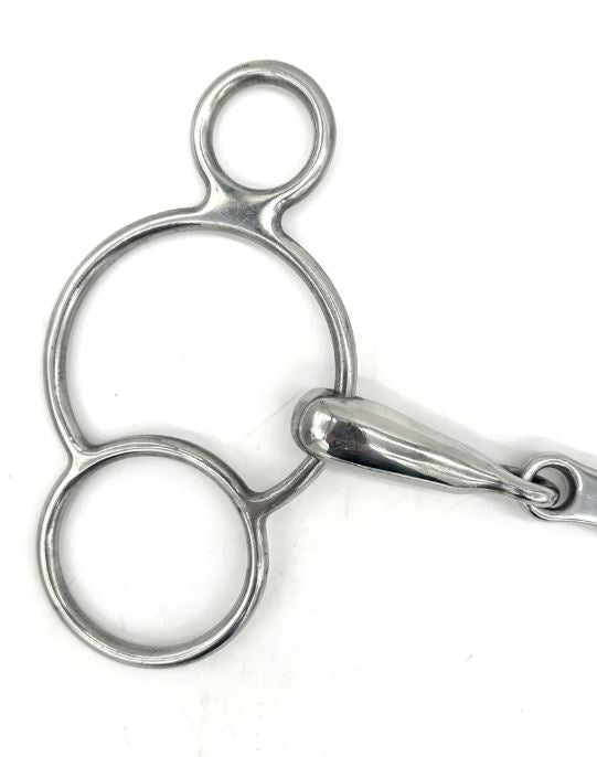 Jake Adams Hollow Mouth French Link 2 Ring Bit