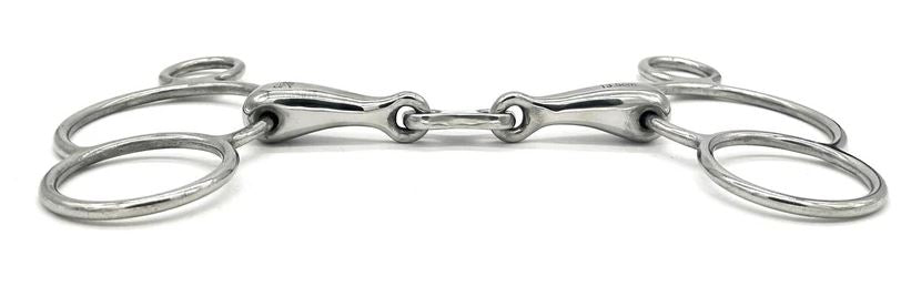 Jake Adams Hollow Mouth French Link 2 Ring Bit-3