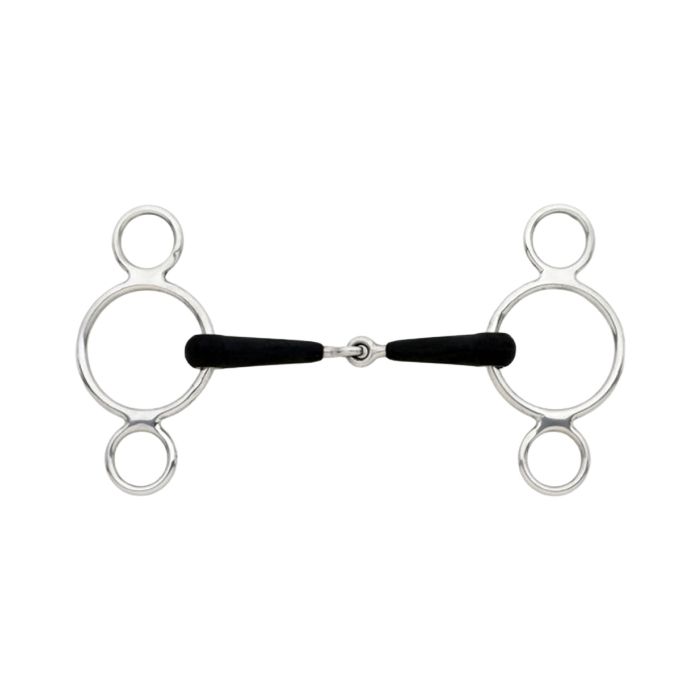 Centaur Eco Pure 2-Ring Single Jointed Gag Bit