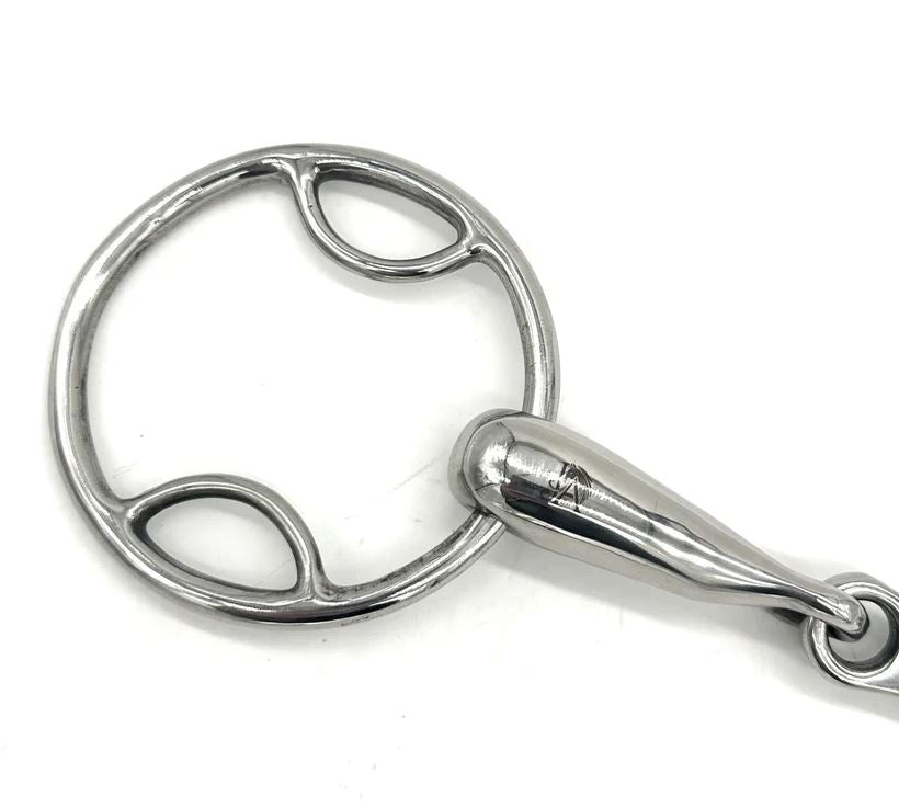 Jake Adams Hollow Mouth French Link Beval Bit-zoom-2