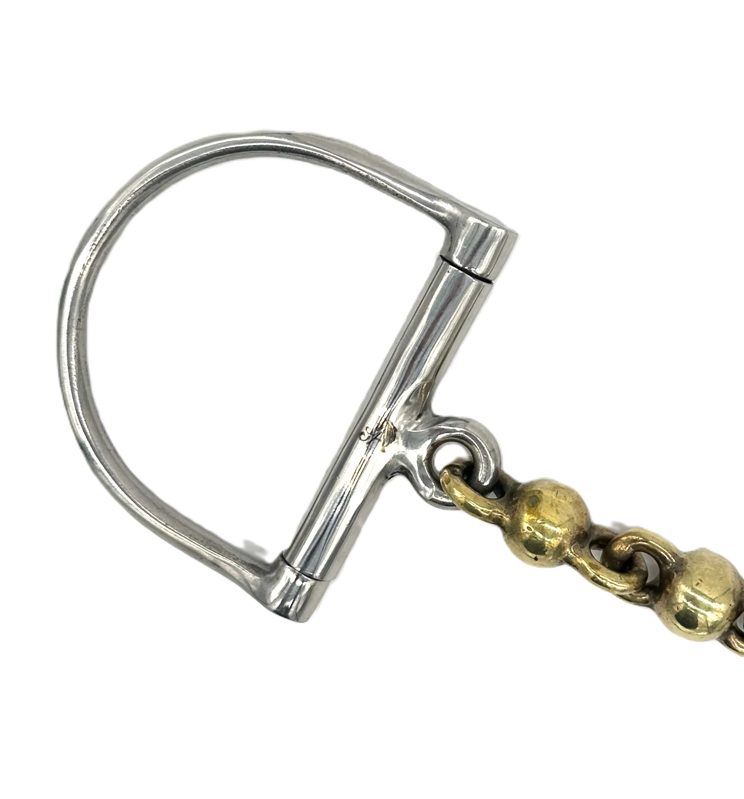 Jake Adams Brass Waterford D-Ring Bit-zoom-3