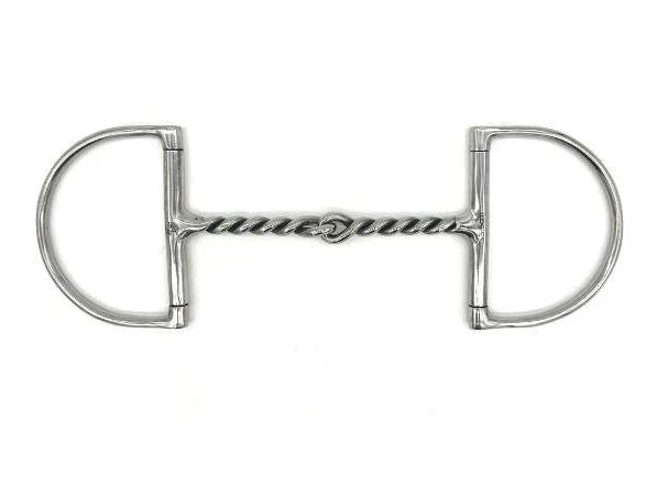 Jake Adams Corkscrew D-Ring Snaffle Bit