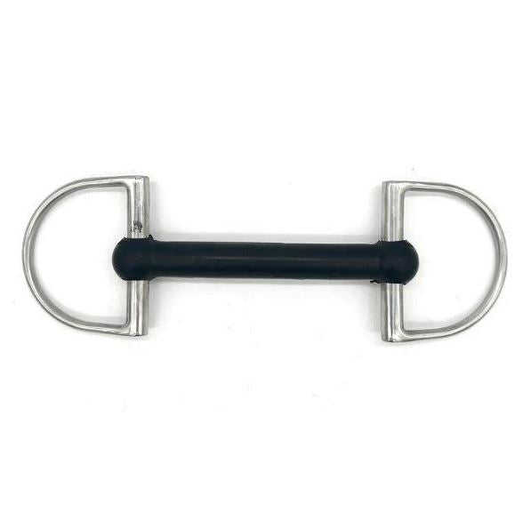Jake Adams Soft Flexi Mouth D-Ring Snaffle Bit