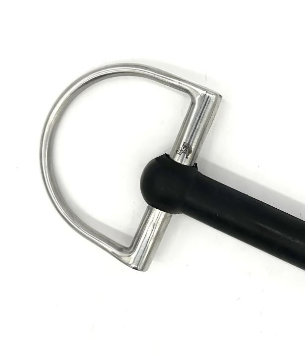 Jake Adams Soft Flexi Mouth D-Ring Snaffle Bit