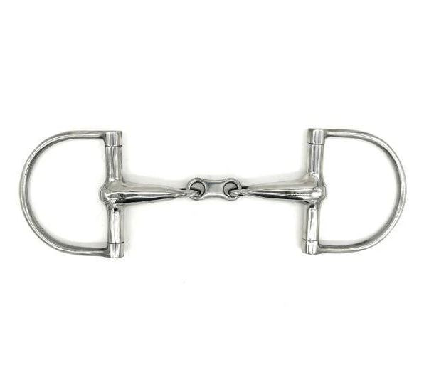 Jake Adams Hollow Mouth French Link D Ring Snaffle Bit