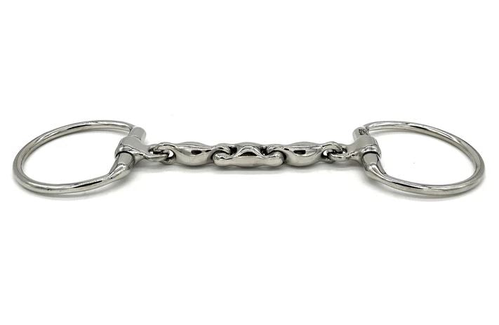 AJR Locking Waterford Eggbutt Snaffle Bit