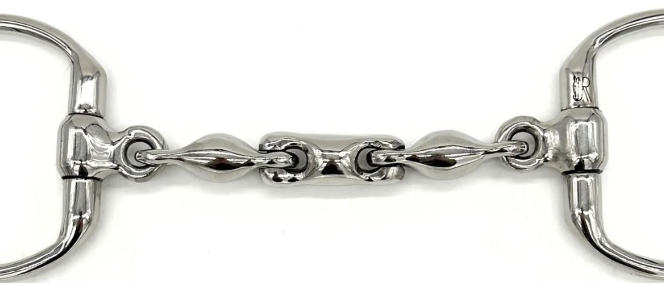 AJR Locking Waterford Eggbutt Snaffle Bit