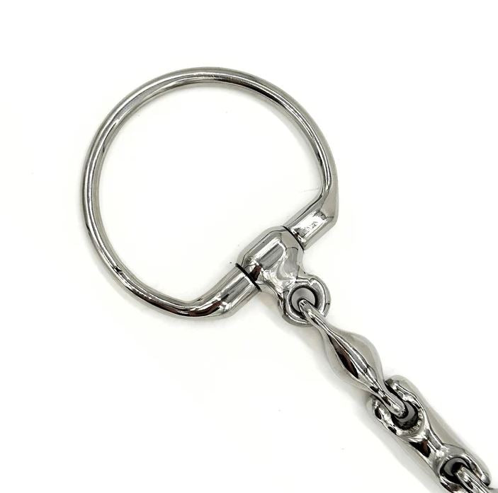 AJR Locking Waterford Eggbutt Snaffle Bit-zoom-3