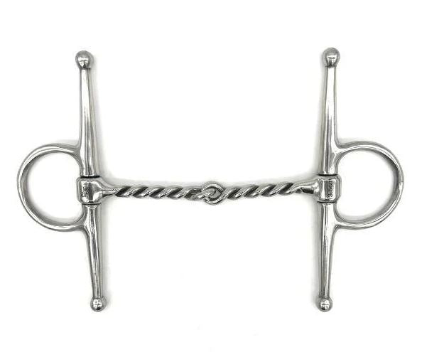 Jake Adams Corkscrew Full Cheek Snaffle Bit