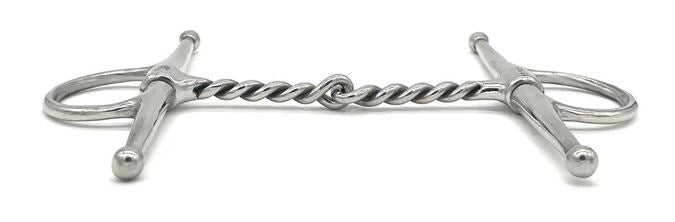 Jake Adams Corkscrew Full Cheek Snaffle Bit-zoom-3
