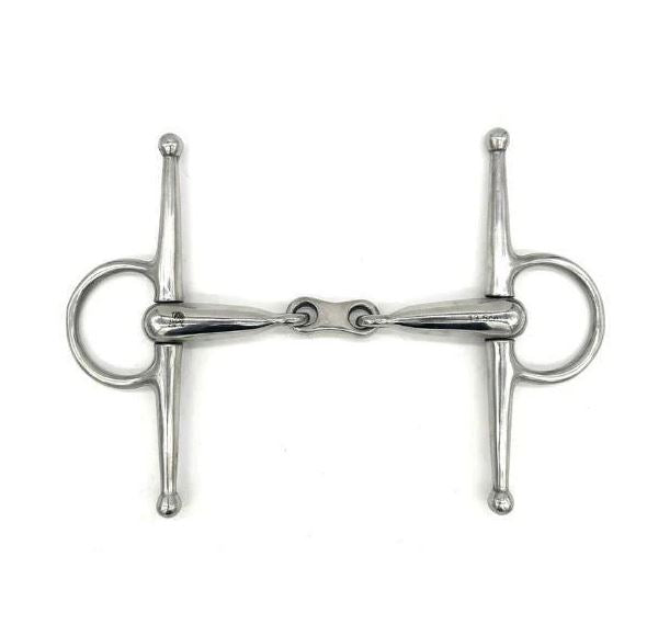 Jake Adams Hollow Mouth French Link Full Cheek Snaffle Bit