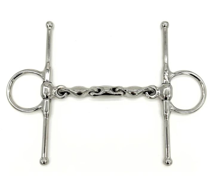 AJR Locking Waterford Full Cheek Snaffle Bit