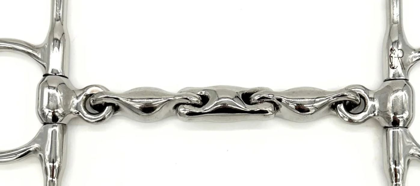 AJR Locking Waterford Full Cheek Snaffle Bit-zoom-3