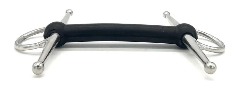Jake Adams Soft Flexi Mouth Full Cheek Snaffle Bit-zoom-3