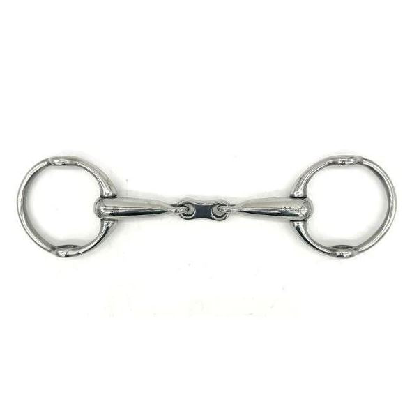 Jake Adams Hollow Mouth French Link Fixed Gag Bit-1