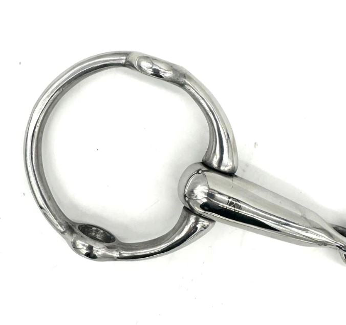 Jake Adams Hollow Mouth French Link Fixed Gag Bit