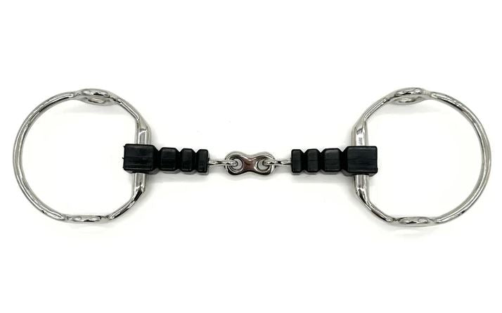 AJR Rubber Block French Link Fixed Gag Bit