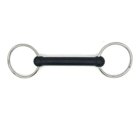 Jake Adams Soft Flexi Mouth Loose Ring Snaffle Bit