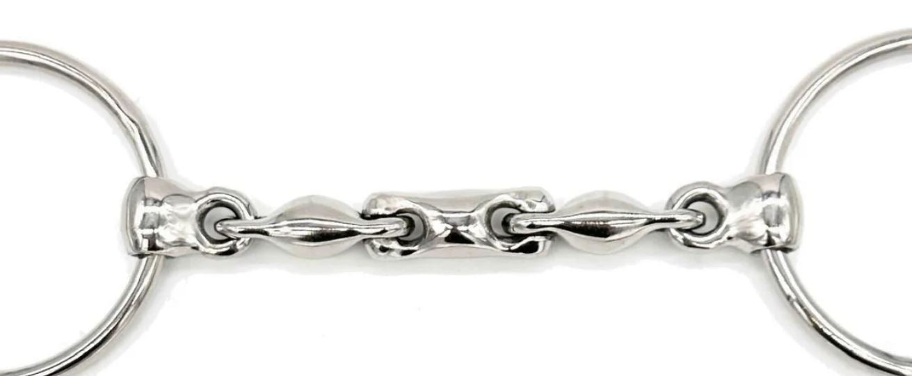 AJR Locking Waterford Loose Ring Snaffle Bit-3