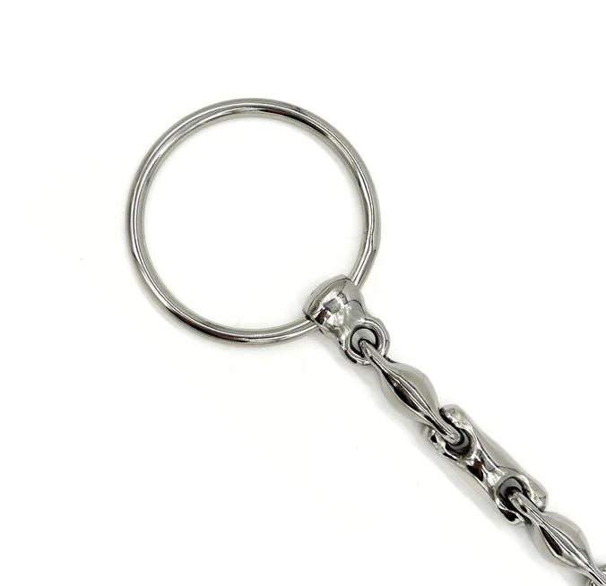 AJR Locking Waterford Loose Ring Snaffle Bit-4
