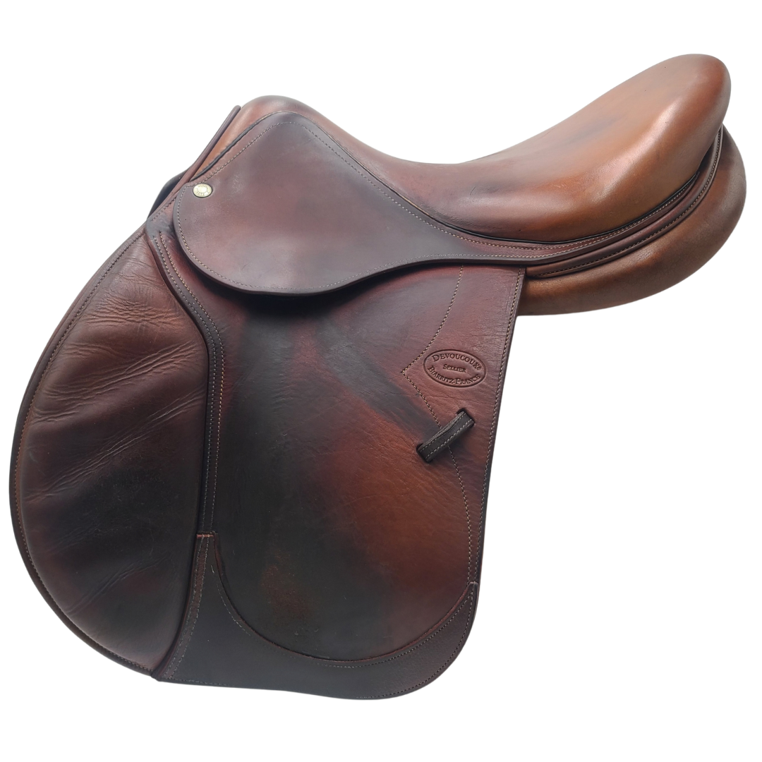 Consignment Close Contact Devoucoux Biarritz 17” Saddle - 2C-C21246-1
