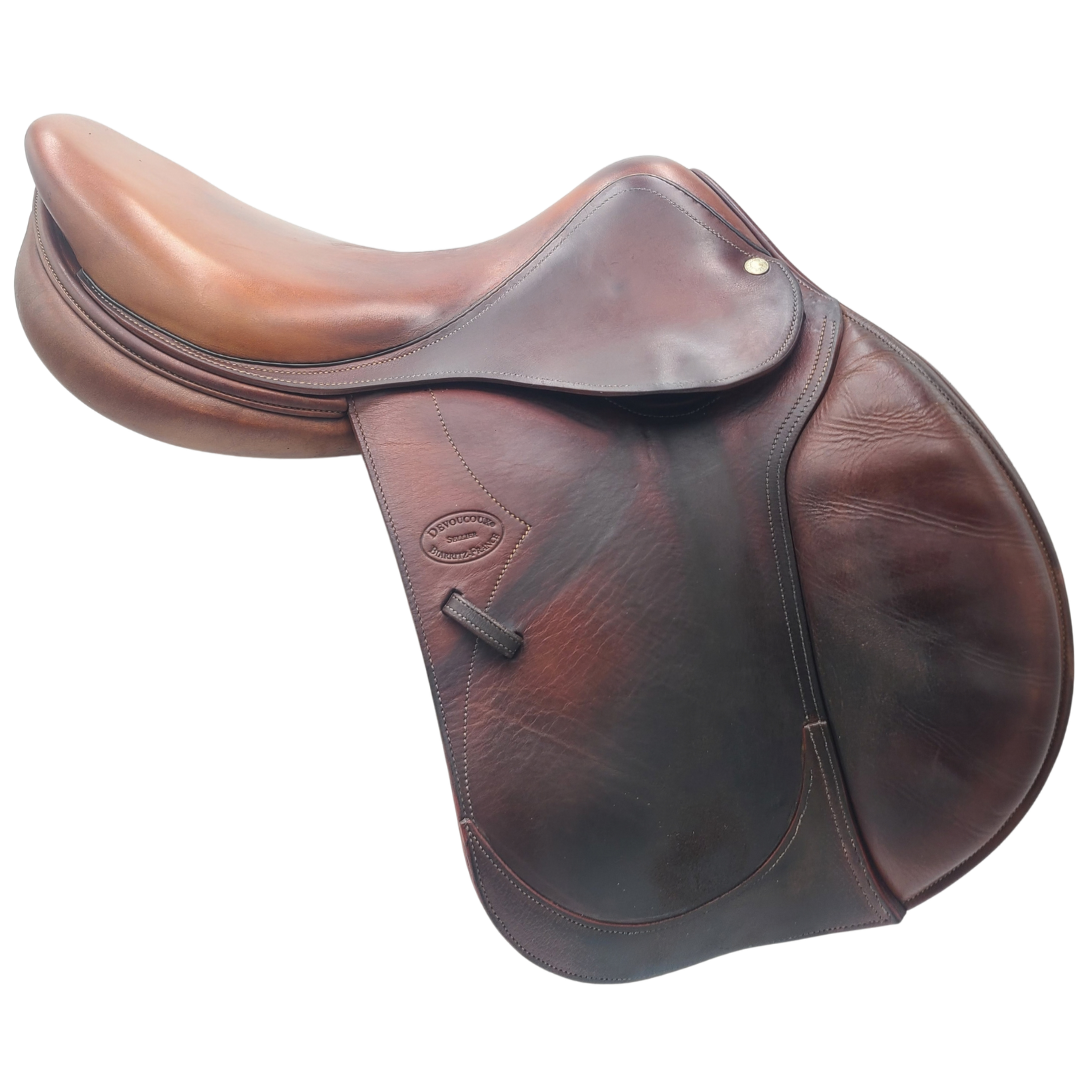 Consignment Close Contact Devoucoux Biarritz 17” Saddle - 2C-C21246-zoom-2