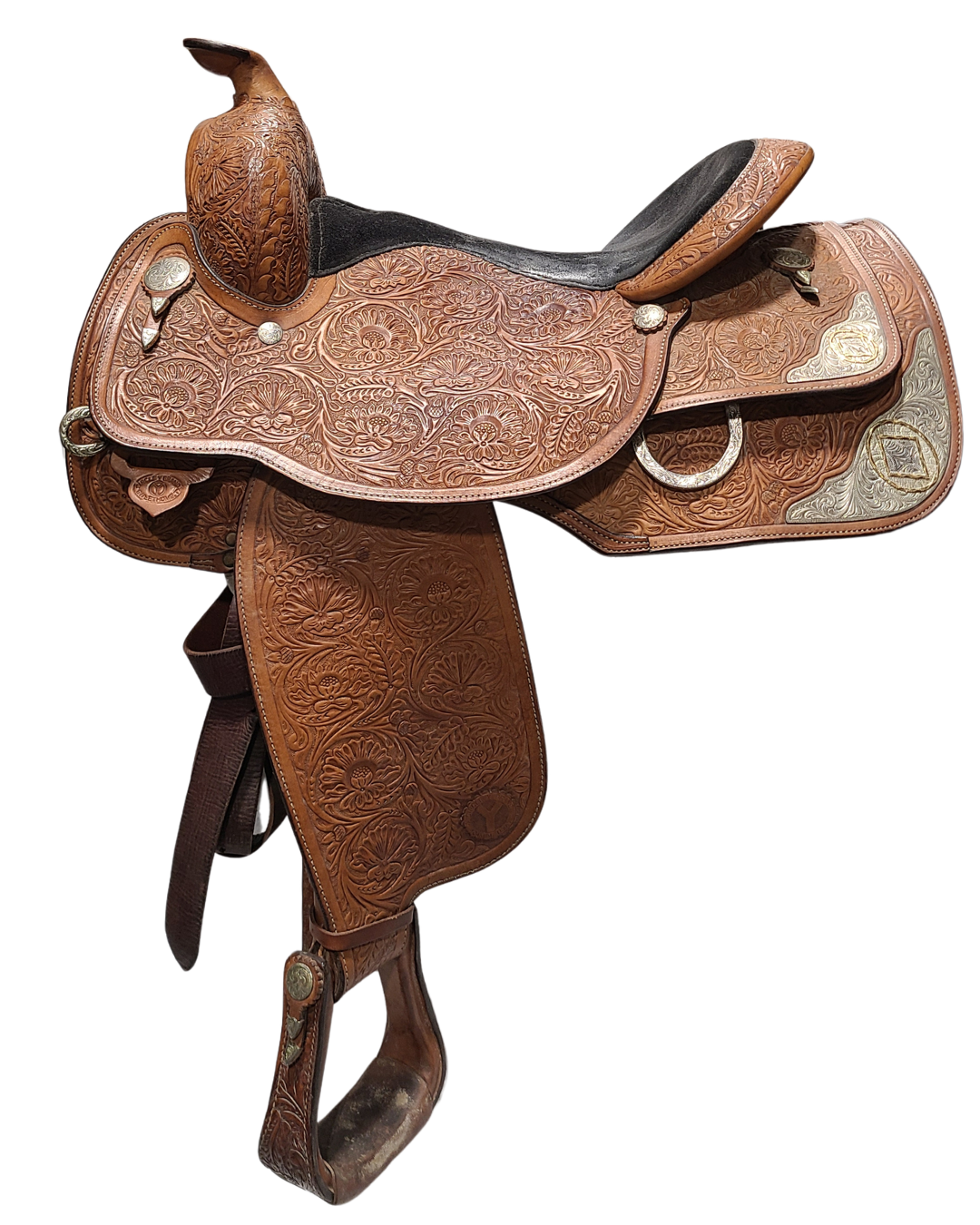 Consignment Western Circle Y Equitation 15.5" Saddle - 2C-W10086-zoom-1