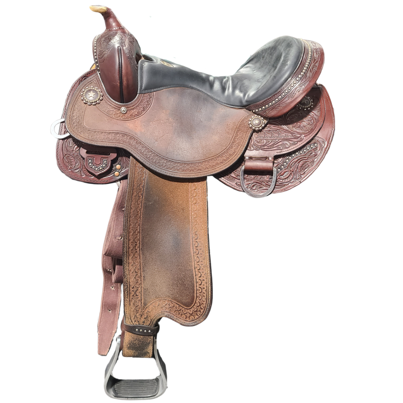 Consignment Western Stacy Westfall Shooter 16" Saddle - 2C-W10094
