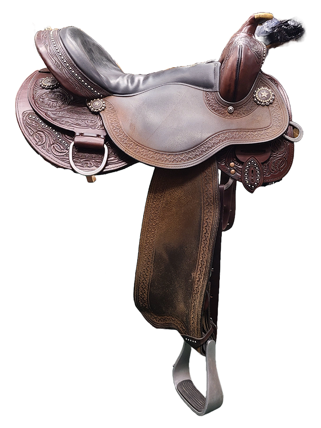 Consignment Western Stacy Westfall Shooter 16" Saddle - 2C-W10094-2
