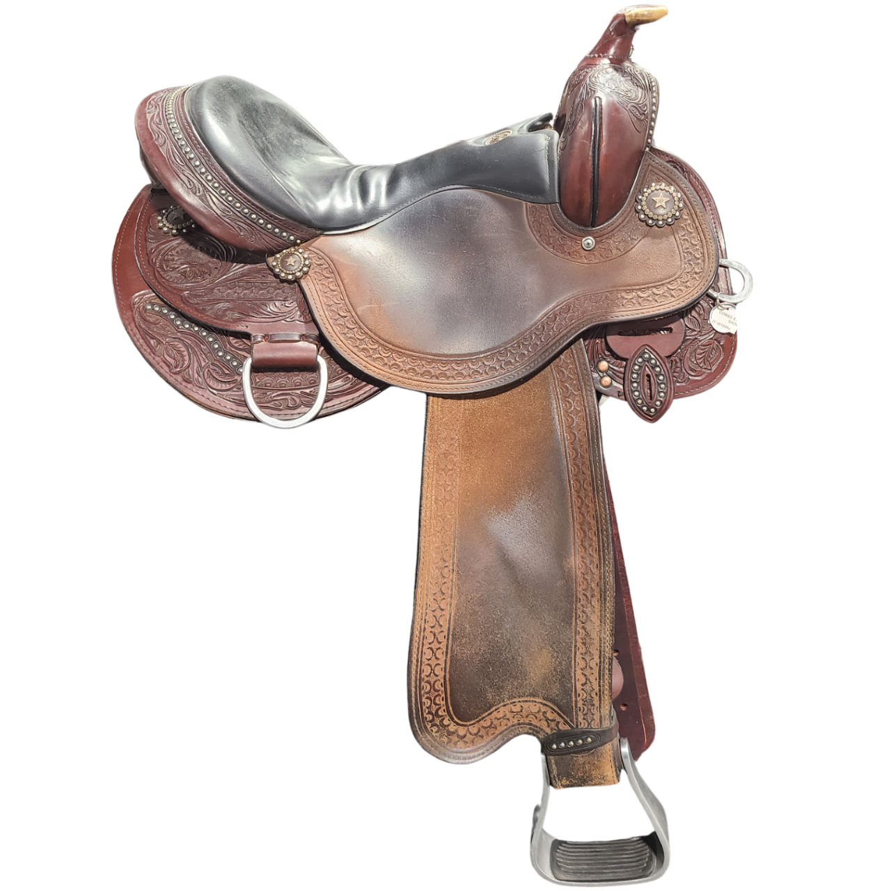 Consignment Western Stacy Westfall Shooter 16" Saddle - 2C-W10094