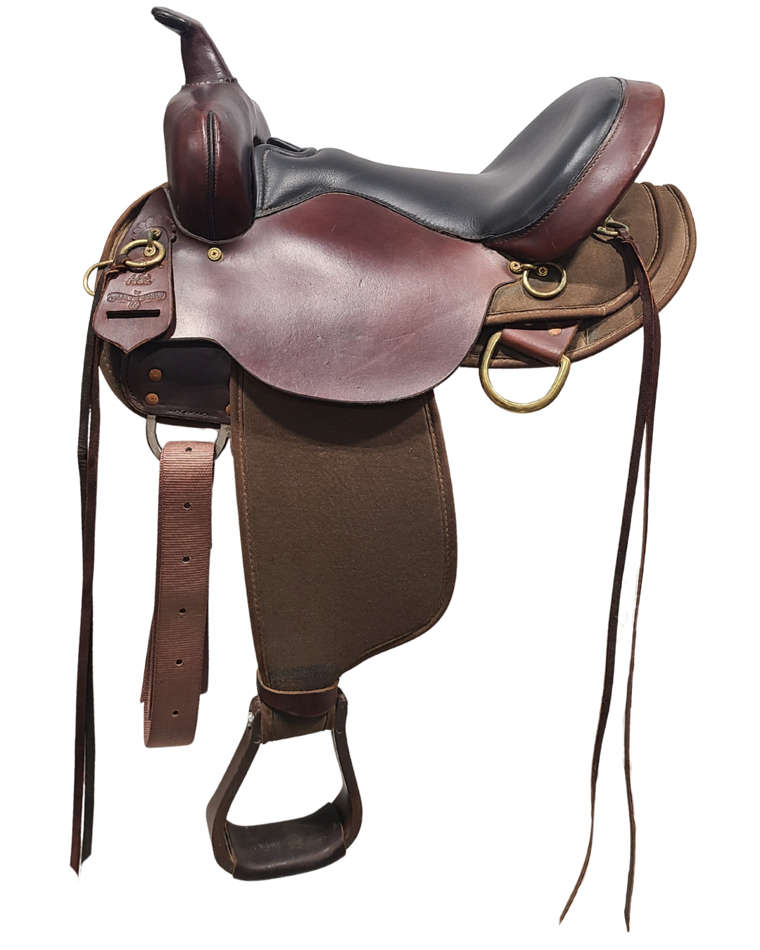 Consignment Western Circle Y High Horse 15” Saddle - 2C-W10119-zoom-1