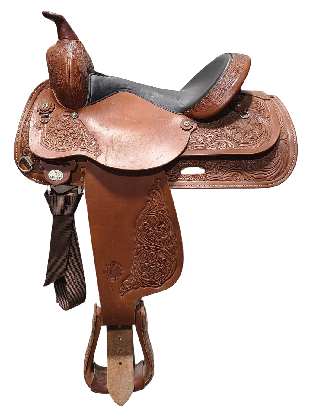 Consignment Western Circle Y Park & Trail 14” Saddle - 2C-W10120-zoom-1