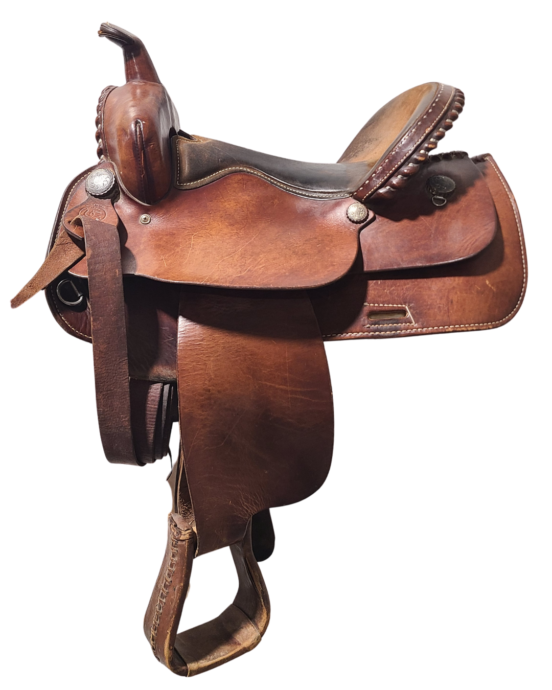 Consignment Western Guffey Barrel 16” Saddle - 2C-W10121-zoom-1