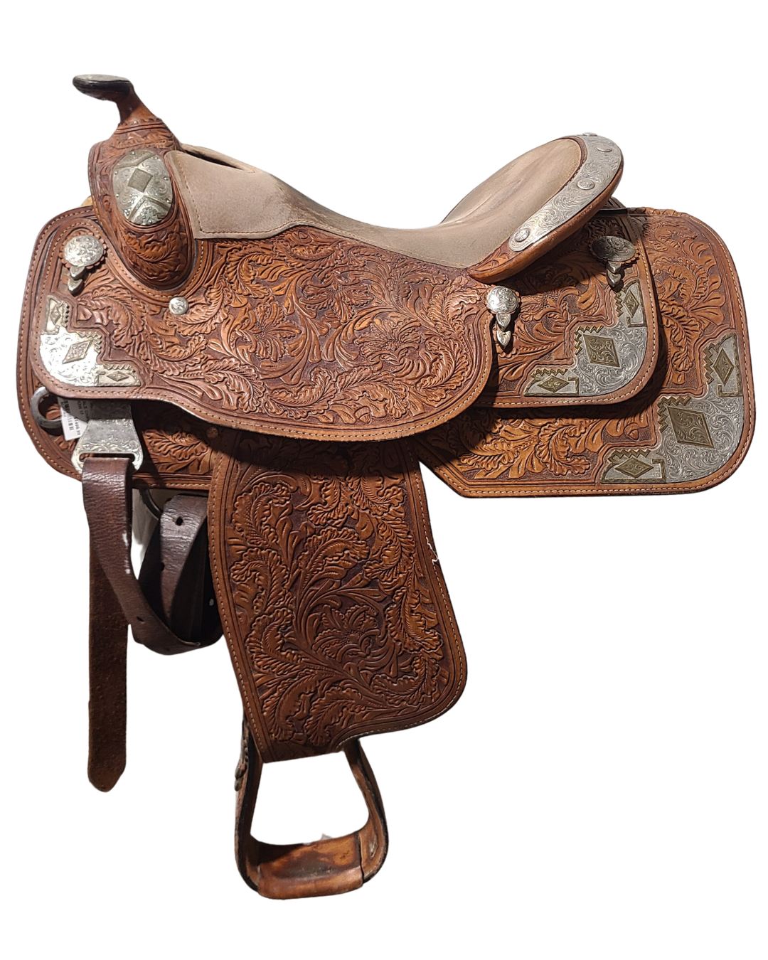 Consignment Western Dale Chavez Show 17” Saddle - 2C-W10123-1