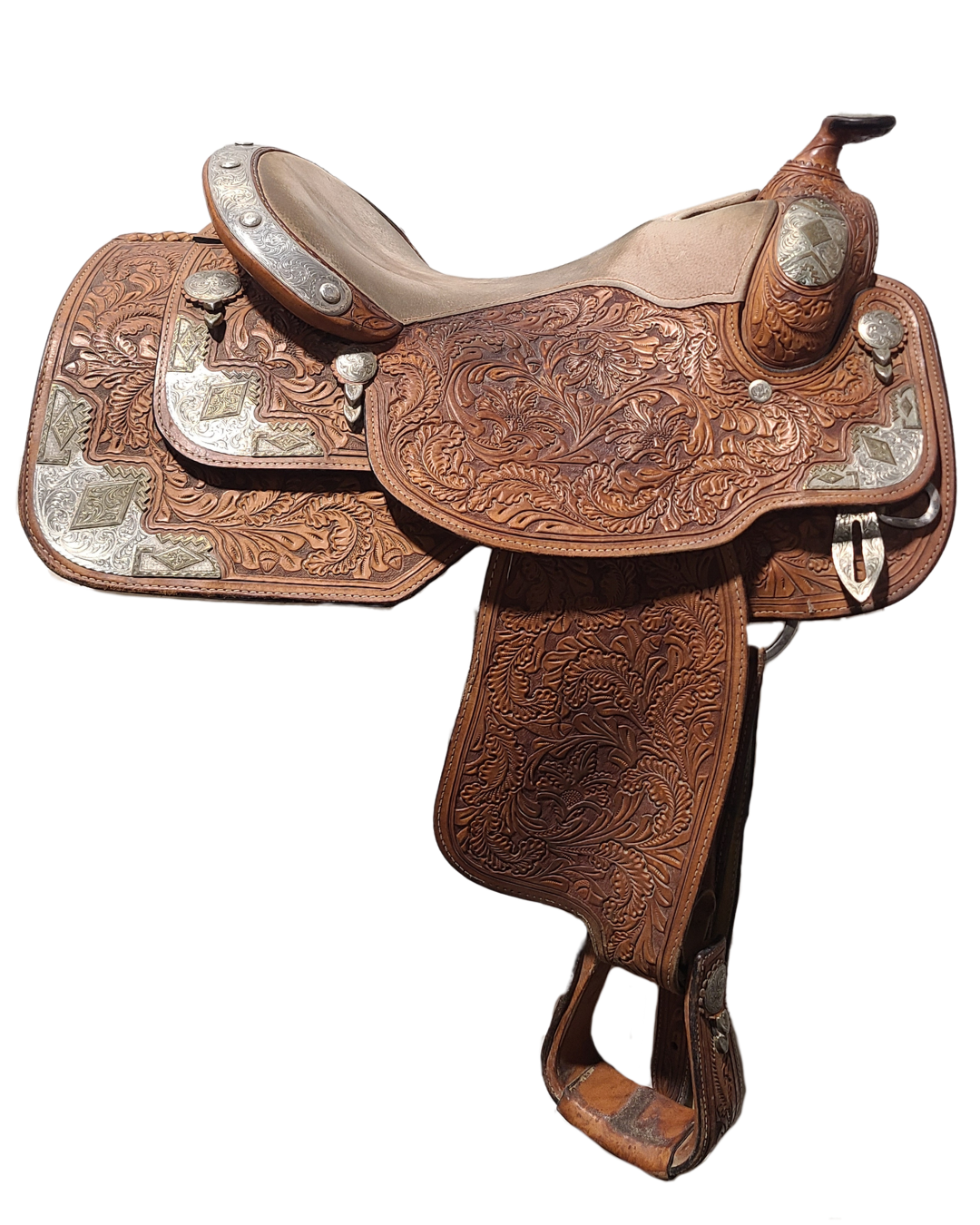 Consignment Western Dale Chavez Show 17” Saddle - 2C-W10123-2