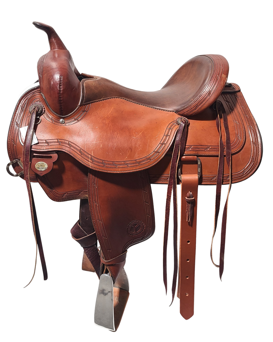 Consignment Western Circle Y Park & Trail Flex Lite 16” Saddle - 2C-W10124-1