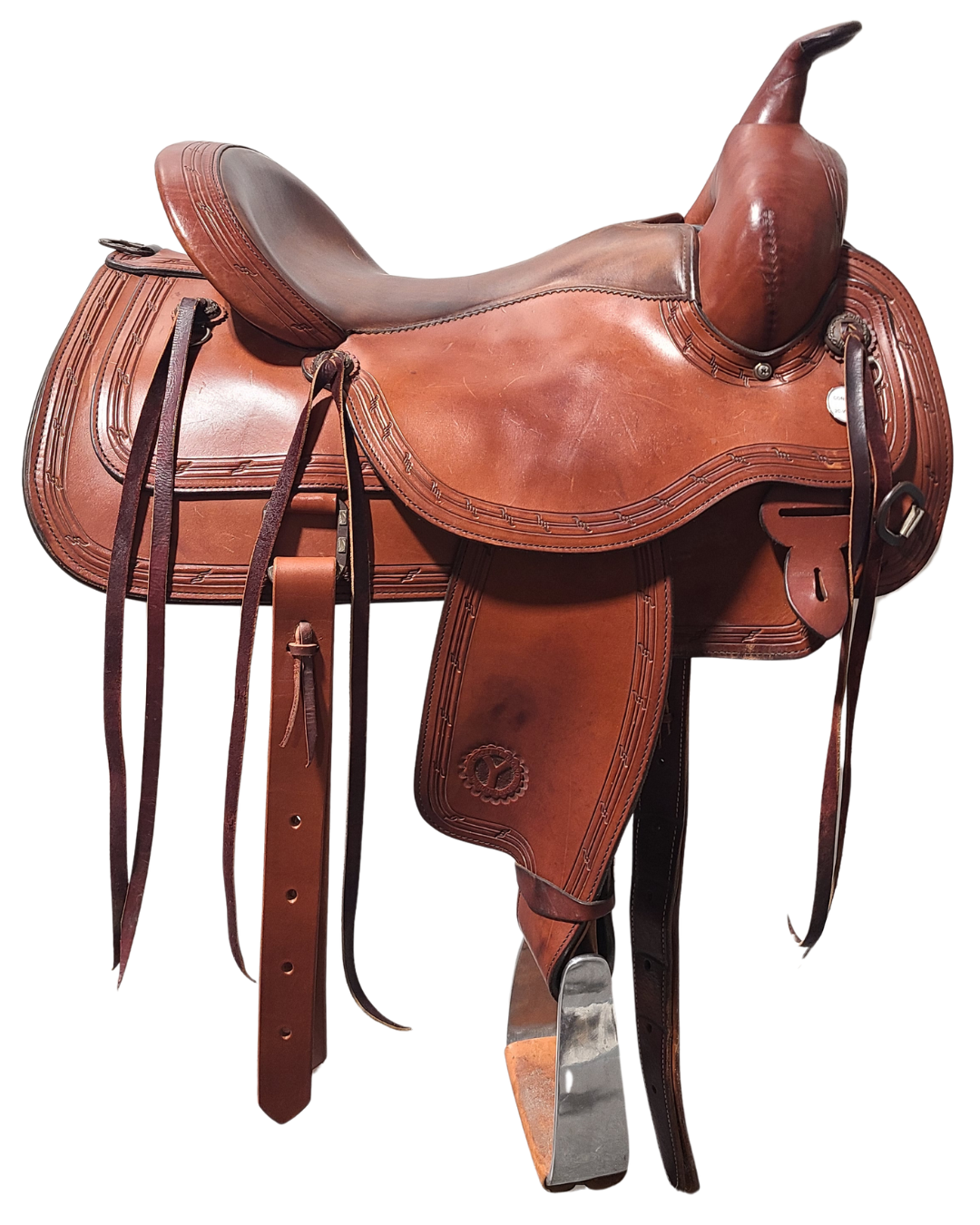 Consignment Western Circle Y Park & Trail Flex Lite 16” Saddle - 2C-W10124-zoom-2