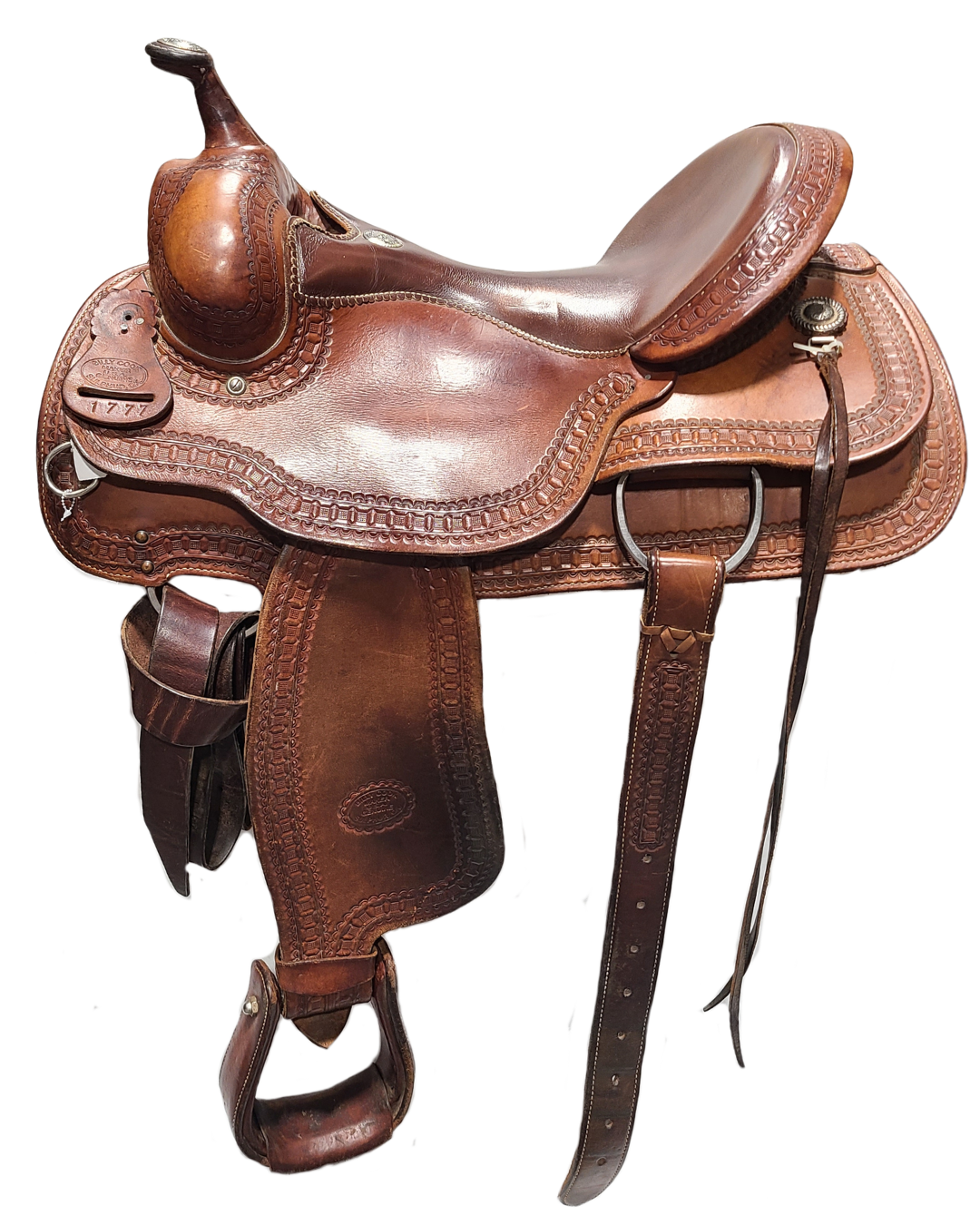 Consignment Western Billy Cook Trail 1777 16” Saddle - 2C-W10125-1