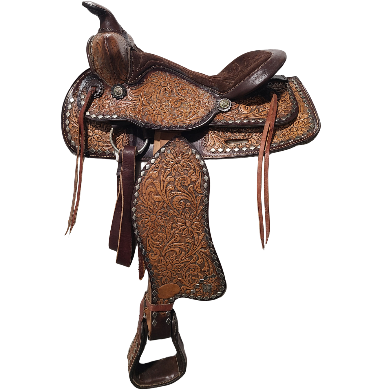 Consignment Western Pleasure/Show 15” Saddle - 2C-W10129