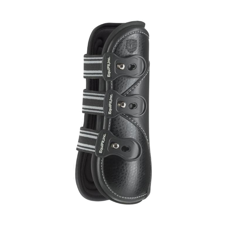 Equifit D-Teq Front Boot - ImpacTeq Liner - Black Ostrich