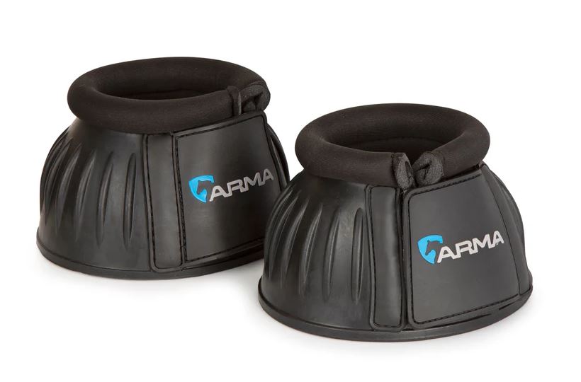 Shires ARMA Soft Top Bell Boots - Black