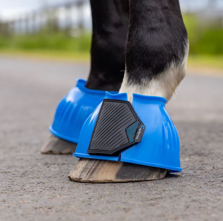 Shires ARMA Ribbed Gloss PVC Bell Boots-zoom-5