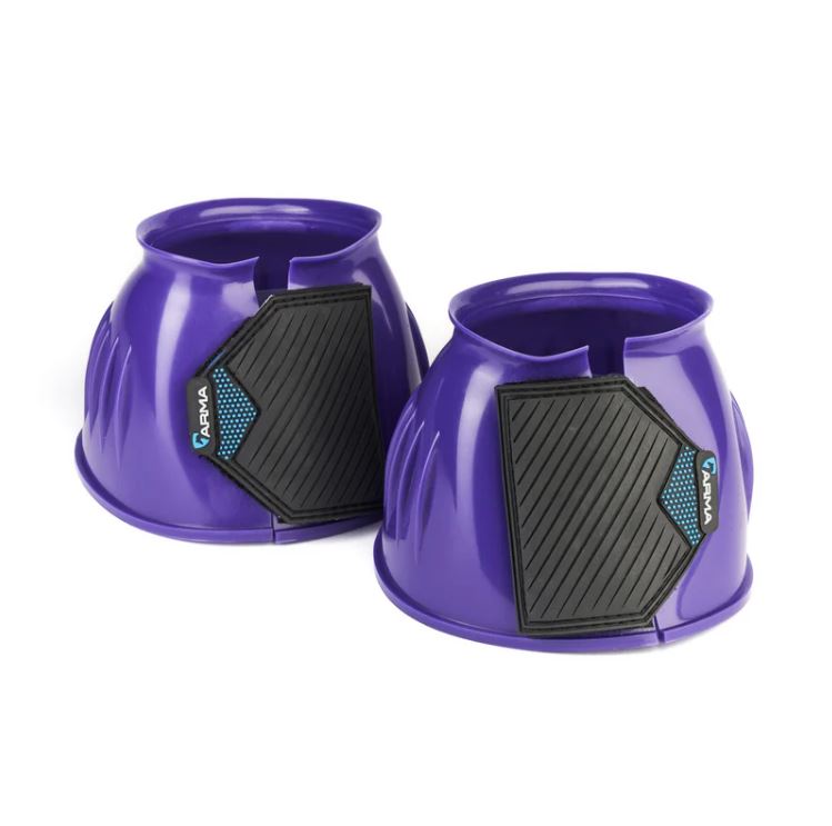 Shires ARMA Ribbed Gloss PVC Bell Boots-3