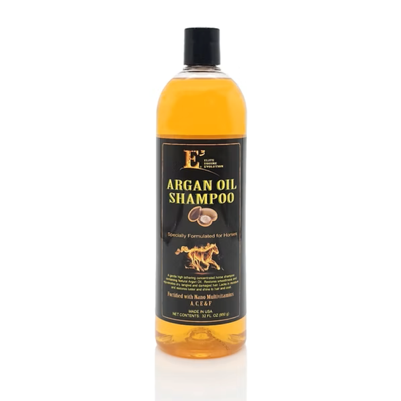 E3 Argan Oil Shampoo for Horses - 32 oz