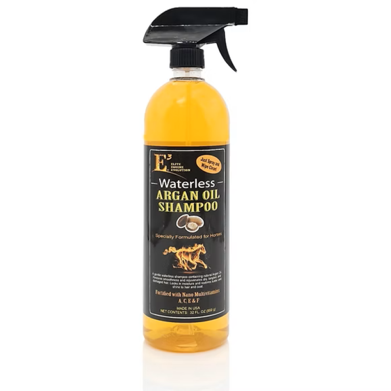 E3  Waterless Argan Oil Shampoo for Horses - 32 oz-zoom-1