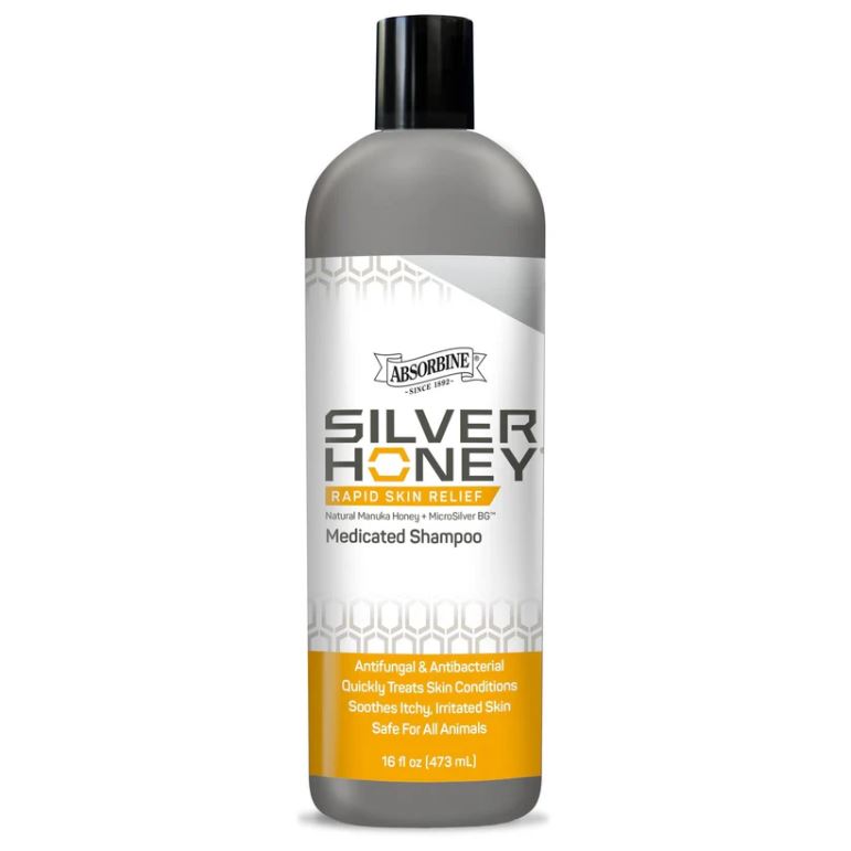 Absorbine Silver Honey Rapid Skin Relief Medicated Shampoo - 16 oz-zoom-1