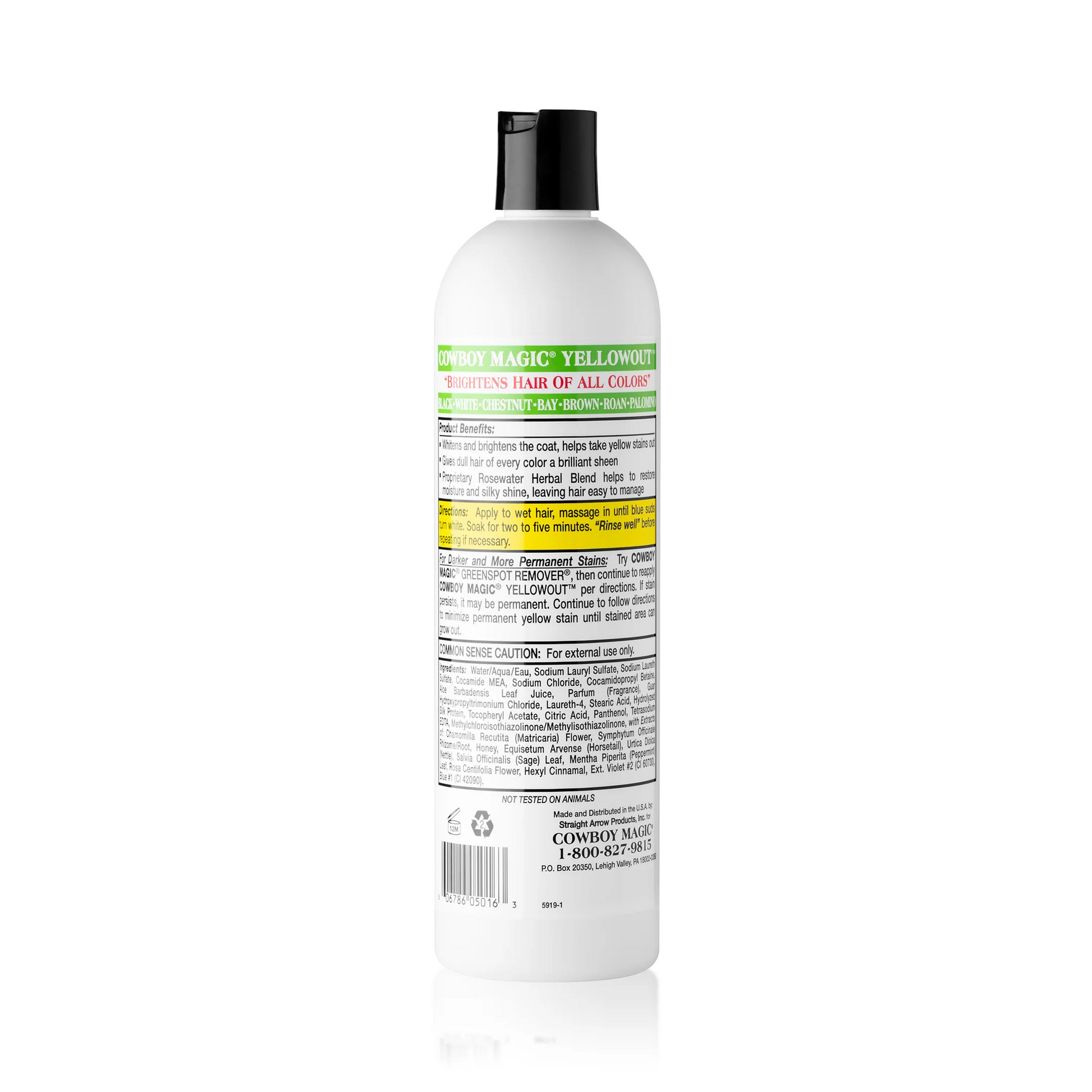 Cowboy Magic Shine In Yellowout Whitening Shampoo - 16 oz-2